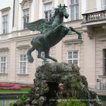 Estatua de Pegaso y carro de bronce HVLA-225R